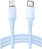 Кабель Ugreen USB C - Lightning, 1м, голубой