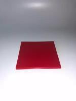 Термостойкая силиконовая резина 100х100х5 мм/Силикон листовой/для прокладок/красный