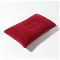 Подушка дорожная, надувная, 38 × 24 см, цвет микс