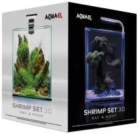 AQUAEL SHRIMP SET SMART LED PLANT ll 30 набор без крышки черный 30л