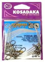 Kosadaka Поводок KOSADAKA CLASSIC 1x7 7004, упаковка 5шт (1х7;22 см; 3,5 кг; 5 шт)