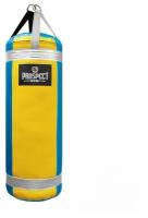Вертикальный боксерский мешок Prospect Boxing 150*40 55кг желтый с синим