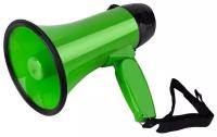 Мегафон ручной / рупор / громкоговоритель (10 Вт) зеленый