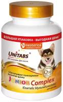 Кормовая добавка с витаминами для щенков, беременных и кормящих сук Unitabs Junior Complex МультиКомплекс с коэнзимом Q10, 200 таб