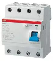 УЗО ABB 100мА тип AC F204 4 полюса 25 А