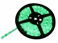 Ecola LED strip STD 4,8W/m 12V IP20 8mm 60Led/m Green зеленая светодиодная лента на катушке 5м