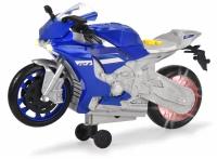 Мотоцикл Dickie Toys Yamaha R1, 3764015, 26 см, синий/серебристый