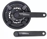 Система Shimano TY301 175мм квадрат 42/34/24, черный AFCTY301E244CLRHR