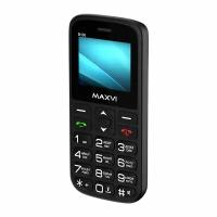 Телефон MAXVI B100, 2 SIM, черный