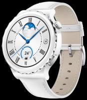 Смарт-часы Huawei WATCH GT 3 Pro 43ММ (55028857), White Leather