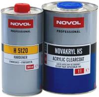 Лак акриловый Novol Novakryl HS 2+1 Acrylic Clearcoat 1 л. с отвердителем 0,5 л