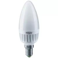 Лампа светодиодная Navigator 94491, E14, C37, 7 Вт, 2700 К