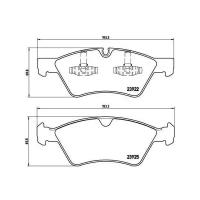 Колодки торм. для а/м Mercedes ML (W164) (05-) диск. перед. (PF 4279)