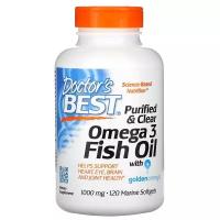 Purified & Clear Omega 3 Fish Oil with Goldenomega капс