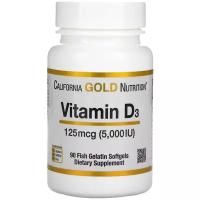 CaliforniaGoldNutrition Vitamin D3 5000 90 caps