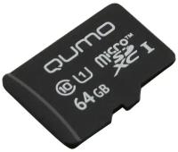 Карта памяти Qumo MicroSDXC 64Gb Сlass 10 UHS-I (QM64GMICSDXC10U1NA)