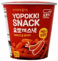 Рисовые снеки Yopokki остро-пряный Sweet&Spicy, 50 г