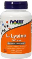 NOW L-Lysine 500 mg, 100 таб