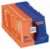 Шоколад Ritter Sport Extra Cocoa темный из Перу 74% какао