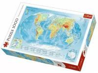 Пазл Trefl 1000 деталей: Физическая карта мира