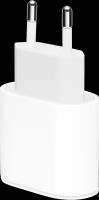 Apple Зарядное устройство сетевое Apple Type-C 20 Вт, белое (MHJE3)