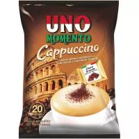 Растворимый кофе Uno Momento капучино с шоколадной крошкой, в пакетиках, 1 уп., 510 г