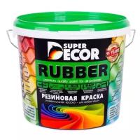 Краска Super Decor Резиновая Rubber Белоснежная 6кг