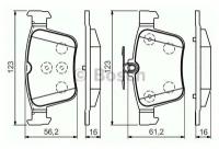 BOSCH дисковые колодки задние 0986494658