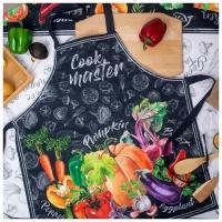 Фартук «Этель: Cook Master» 70х60 см, 100% хлопок, саржа 190 гр/м²