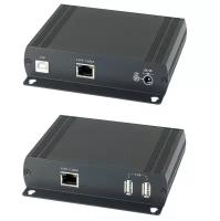 SC&T HKM01E KVM HDMI удлинитель (комплект приёмник + передатчик) по витой паре до 150м (CAT5e/CAT6)