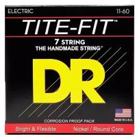 DR Strings EH7-11 Tite-Fit Nickel Plated Electric 11-60 7-String струны для электрогитары