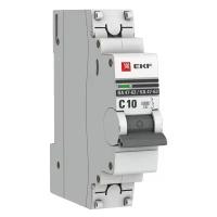 Автоматический выключатель 1P 10А (C) 6кА ВА 47-63 EKF PROxima
