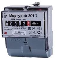 Счетчик электроэнергии однофазный однотарифный INCOTEX Меркурий 201.7 5(60) А без привязки к региону