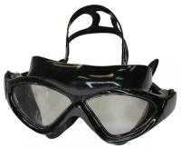 Очки маска для плавания взрослая E36873-8 (черные)
