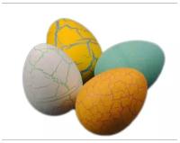 SE5 Маракас-яйцо, пара, раскрашен под яйца динозавра. Разного цвета и массы. DADI
