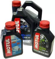 Полусинтетическое моторное масло Motul 5100 4T 10W30, 1 л