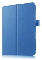 Чехол MyPads для Samsung Galaxy Tab S2 8.0 SM-T710/T715 голубой кожаный