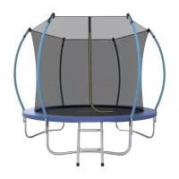 Батут с внутренней сеткой и лестницей, EVO JUMP Internal 8ft (Blue)