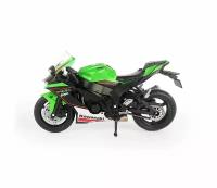 Мотоцикл WELLY 1:12 Kawasaki Ninja ZX-10R, зеленый