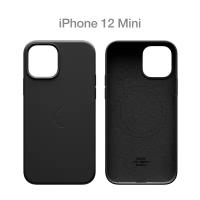 Силиконовый чехол COMMO Shield Case для iPhone 12 Mini с поддержкой беспроводной зарядки, Black