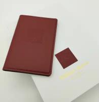 Обложка для паспорта William Morris, бордовый