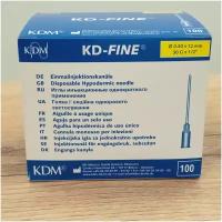 Игла инъекционная KDM KD-Fine 30G (0.3 мм х 12 мм), 100 шт