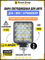 Противотуманные фары автомобильные светодиодные, 2 шт / дхо для авто LED ПТФ