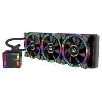 Система охлаждения жидкостная ALSEYE H360 LGA775/115X/1366/2011/2066/FM1/FM2/AM2/AM2+/AM3/AM3+/AM4 (3*120mm, 800-2000rpm, 18.3-45.2CFM, 13.5-35.2dBA)