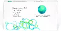 Контактные линзы Biomedics 55 Evolution asphere 6 линз R 8,6 -3,25