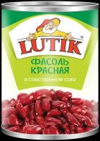 Фасоль красная LUTIK в собственном соку консервированная, 2650мл