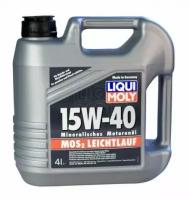 Минеральное моторное масло LIQUI MOLY MoS2 Leichtlauf 15W-40, 4 л, 1 шт
