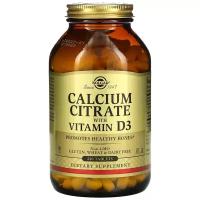 Solgar Calcium Citrate with Vitamin D3 250 mg/150 IU, 240 tabl