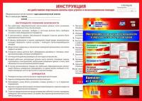 Комплект плакатов Инструкции по правилам безопасности в образовательной организации. ФГОС