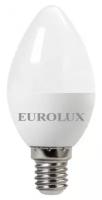 Лампа светодиодная LL-E-C37-6W-230-4K-E14 (свеча, 6Вт, нейтр, Е14) Eurolux